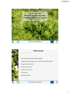 Diaporama COPIL 26 septembre 2014