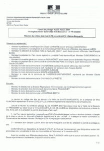 Compte-rendu COPIL 2013