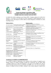 Compte-rendu COPIL 2014