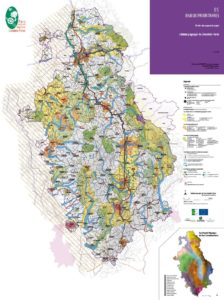 Carte des enjeux prioritaires - Schéma paysager du Livradois-Forez