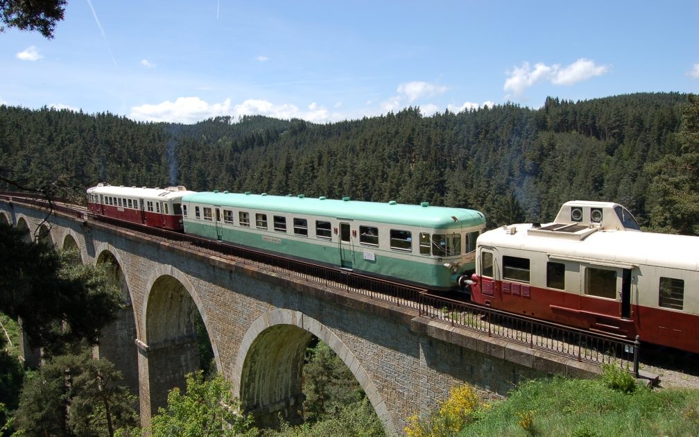 Sur le viaduc de Pontempeyrat