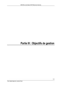 DOCOB Plaine des Varennes 2/4 Objectifs et programme d’action