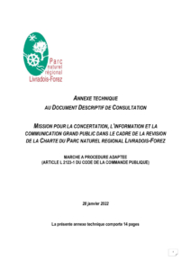 Annexe technique au document descriptif de la consultation (PDF - 331Ko)