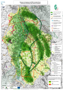 Carte continuum forestier