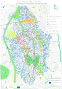 Carte continuum aquatique et humide