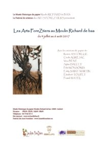 Affiche Exposition Les Arts ForeZtiers