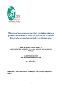 Cahier des clauses techniques particulières