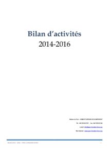 thumbnail of Bilan 2014-2016 global 26-10-2017