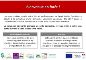 Panneau de sensibilisation "Nord-Ouest Haute-Loire" (Lien externe dans un nouvel onglet)