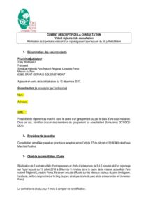 Document descriptif de la consultation