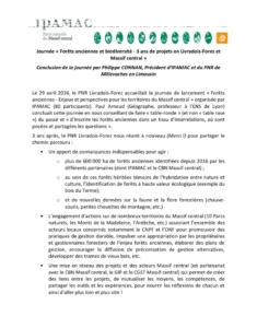 Conclusion de la journée Conclusion de la journée