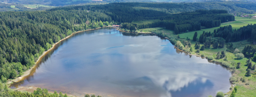 Vue sur le lac de Malaguet