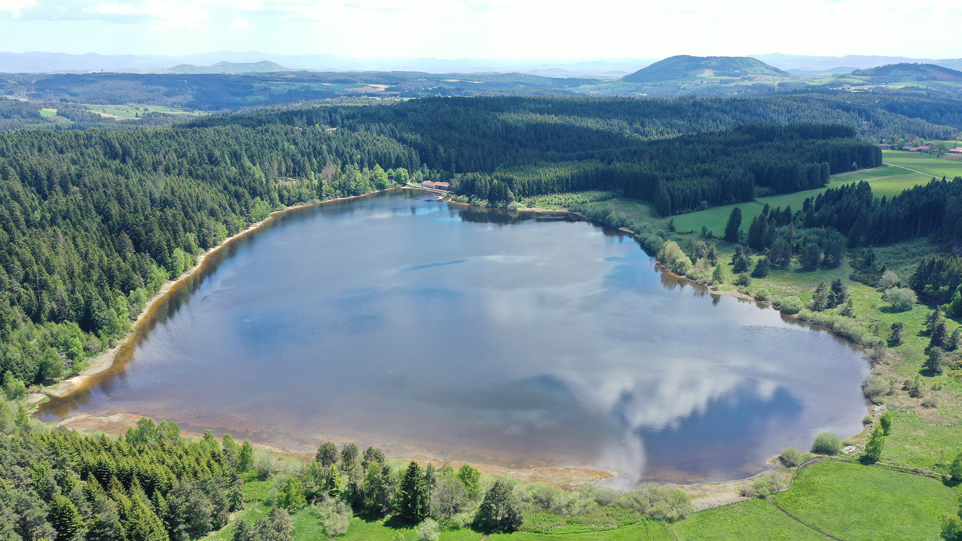 Vue sur le lac de Malaguet