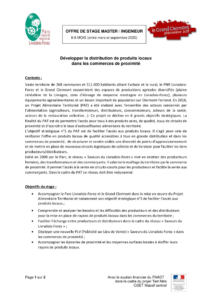 Développer la distribution de produits locaux dans les 