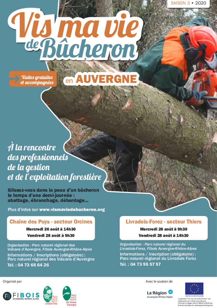 thumbnail of FLYERvis ma vie bucheron auvergne