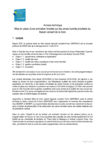 Annexe technique Mise en place d’une animation foncière sur les zones humide prioritaire (PDF - 122Ko)