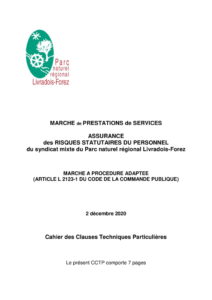 CCTP Assurance Risques Statutaires PLF 2021-2024 (PDF - 565KB)