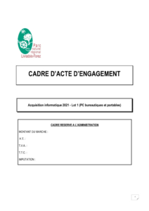 AE acquisition informatique Lot 1 (PDF - 244Ko)