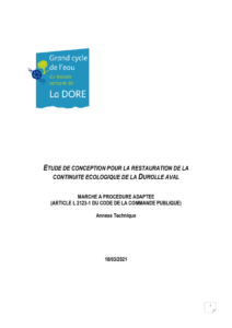 Annexe DDC Etude restauration continuité écologique Durolle aval (PDF - 9Mo)