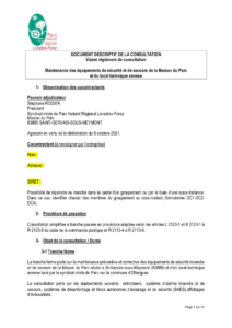 DDC Maintenance des équipements de sécurité et de secours de la MDP (PDF - 1Mo)