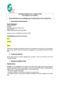 DDC Etude bathymétrique RNR lac de Malaguet (PDF - 266Ko)