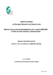 EVALUATION_Annexe technique au document descriptif de la consultation