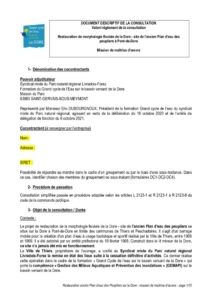 DDC - MOE Restauration de morphologie fluviale de la Dore - ancien Plan d'eau peupliers Pont Dore (PDF - 309Ko)