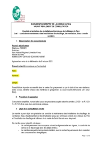 DDC - conduite et entretien des installations thermiques de la MDP - Lot 1 (PDF - 147Ko)