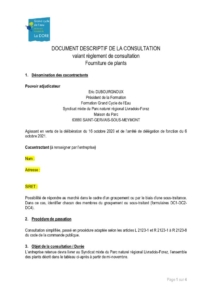 DDC - Fourniture de plants - plan d’eau de Chauttes (PDF - 170Ko)