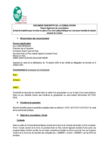 DDC Achat de matériel pour mise en place d’un suivi piézométrique sur zone humide BV Dore (PDF - 164Ko)