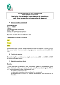 DDC - Réalisation d'un schéma interprétation et de signalétique de la RNR du lac de Malaguet (PDF - 171Ko)