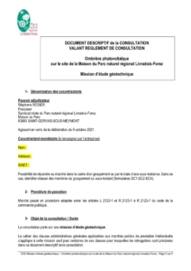 DDC Ombriere PV MdP PNRLF mission étude géotechnique (PDF - 380Ko)